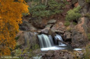 c30-3f-Waterfall and Fall Foliage in Eldorado Canyon State Park.jpg